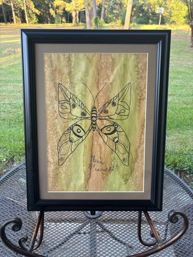 Original 1981 butterfly - 1981, ink