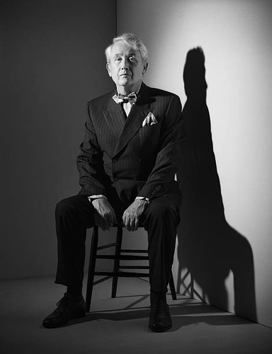 Author frank mccourt poses - poses, in