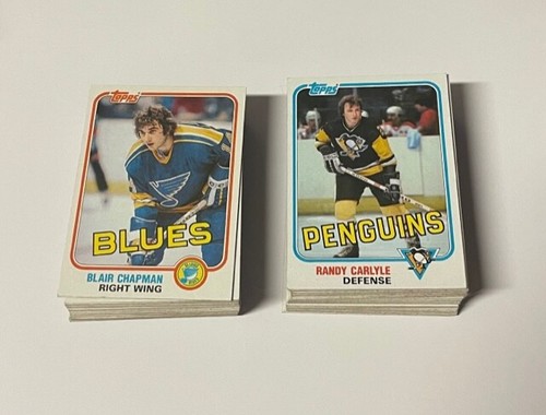 1981 topps hockey singles - 1981-82,