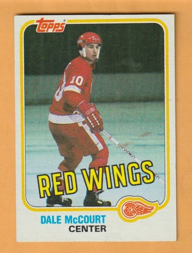 Dale mccourt detroit red - mccourt, wings